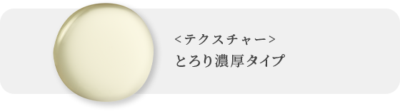 ＜テクスチャー＞とろり濃厚タイプ