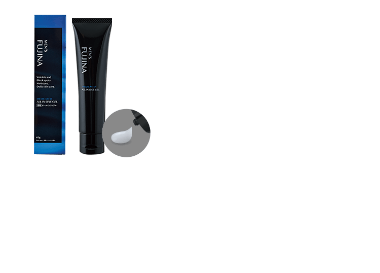 医薬部外品メンズフジナ薬用オールインワンゲル60g〈男性用化粧品〉通常価格4,950円（税込）