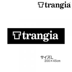 TRANGIA/トランギア ステッカーL ホワイト TR-ST-WT2