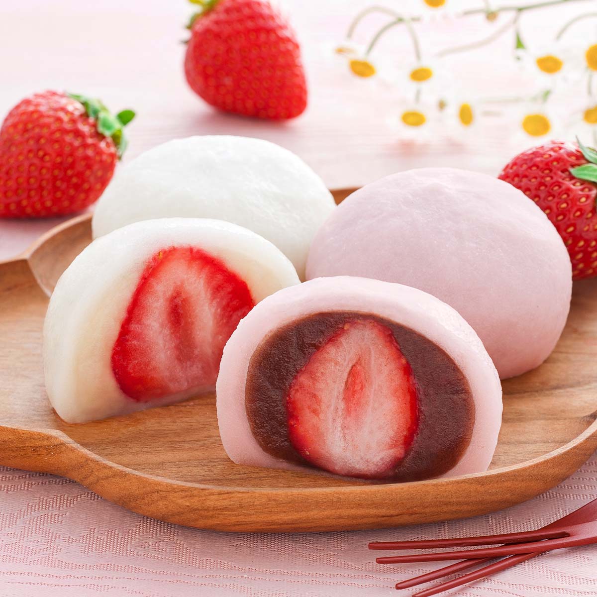 【出荷期間：6月13日-8月9日】京都 養老軒 博多あまおう まるごと苺大福 YF-MB