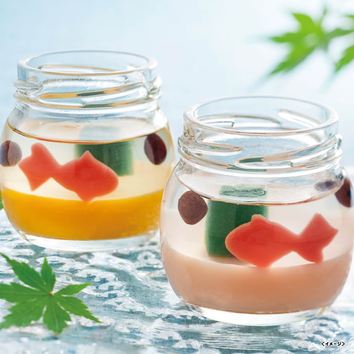 【取扱期間：6月13日-8月9日】京都 養老軒 ゆらり金魚の涼風ゼリー YJ-YR