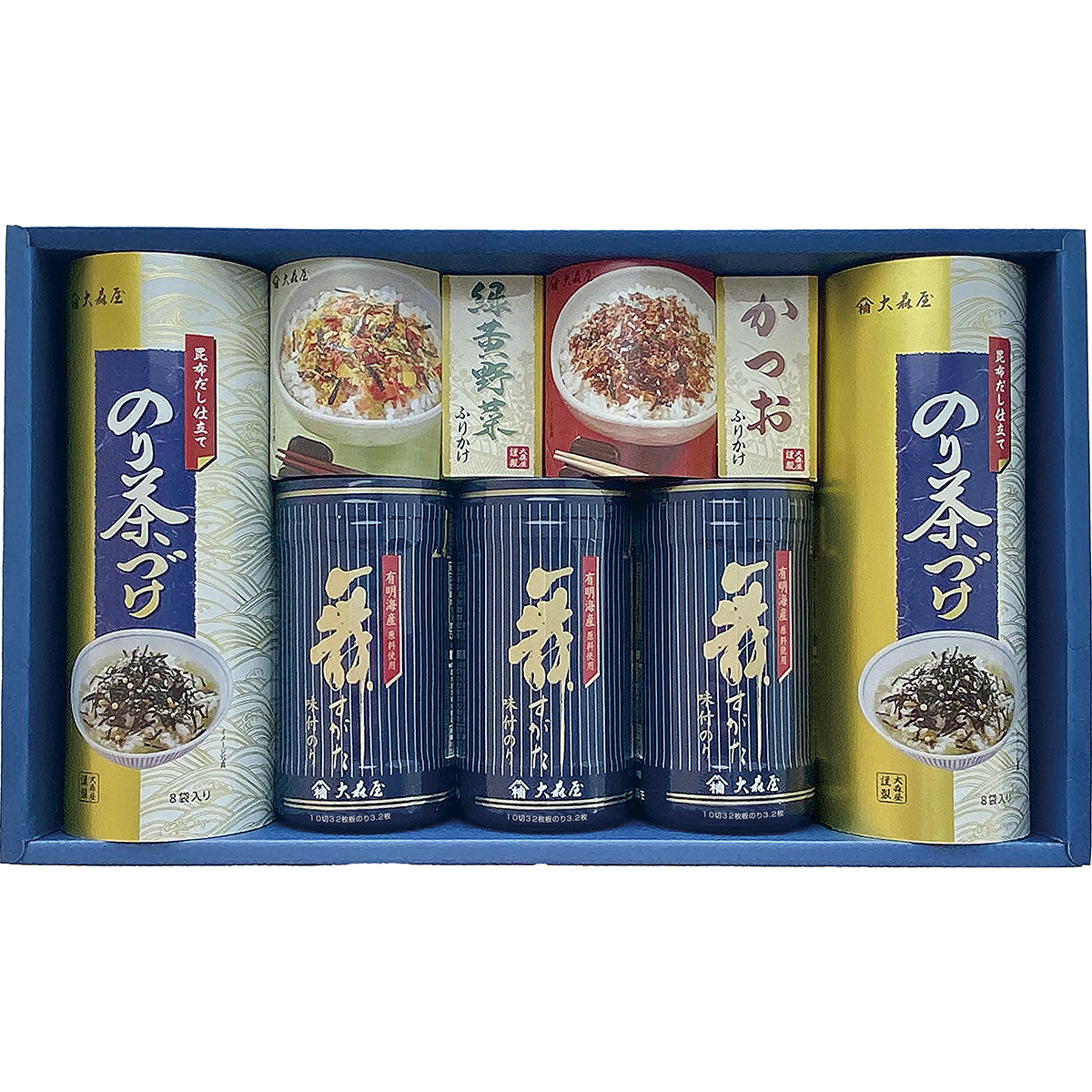 大森屋 卓上のり・お茶漬け・ふりかけ詰合せA【お届け期間：10月1日から12月23日まで】