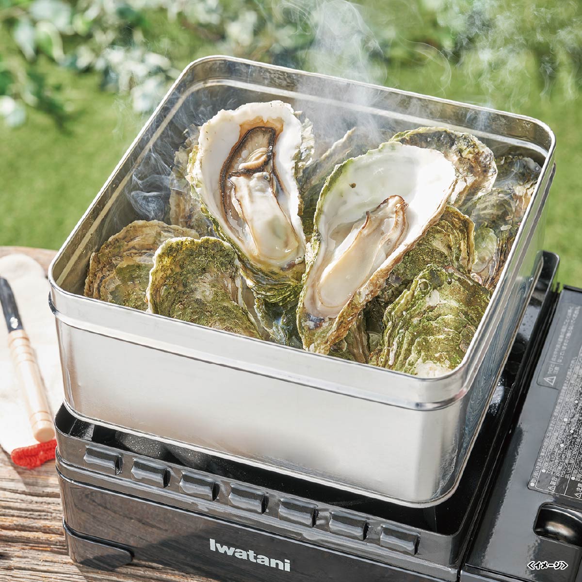 岩手赤崎産の牡蠣のカンカン焼 10個