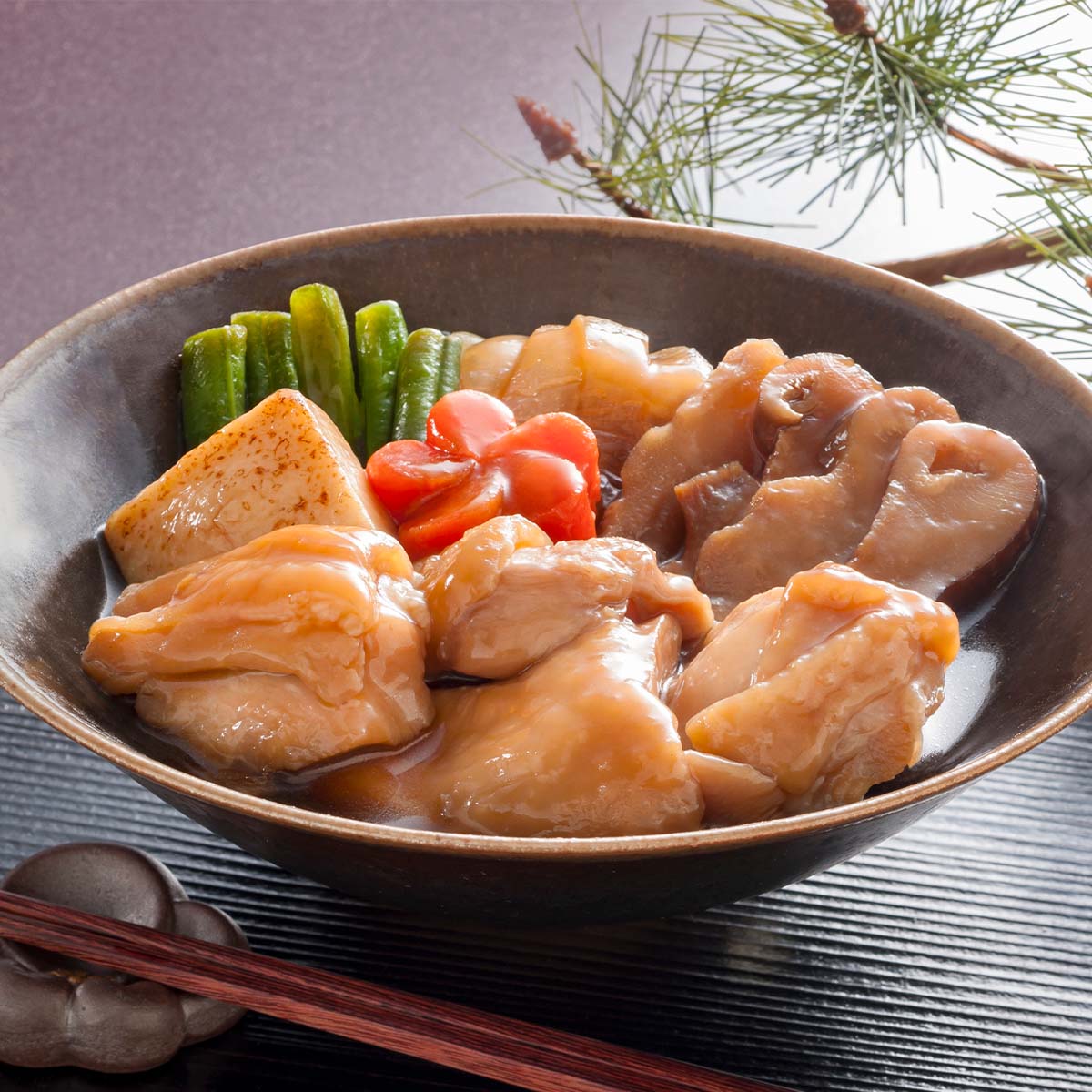 【出荷期間:11月11日-12月25日】麻布 分とく山　華味鳥の鶏すき KF-WC