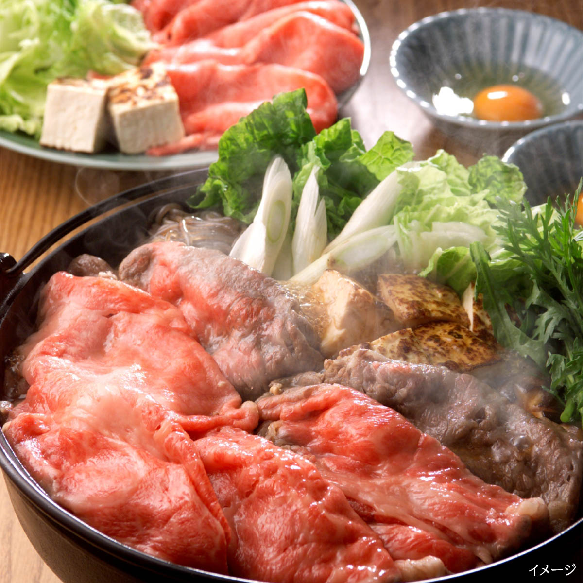 松阪牛三昧　すき焼用（肩肉・ばら肉）・焼肉用各1kg