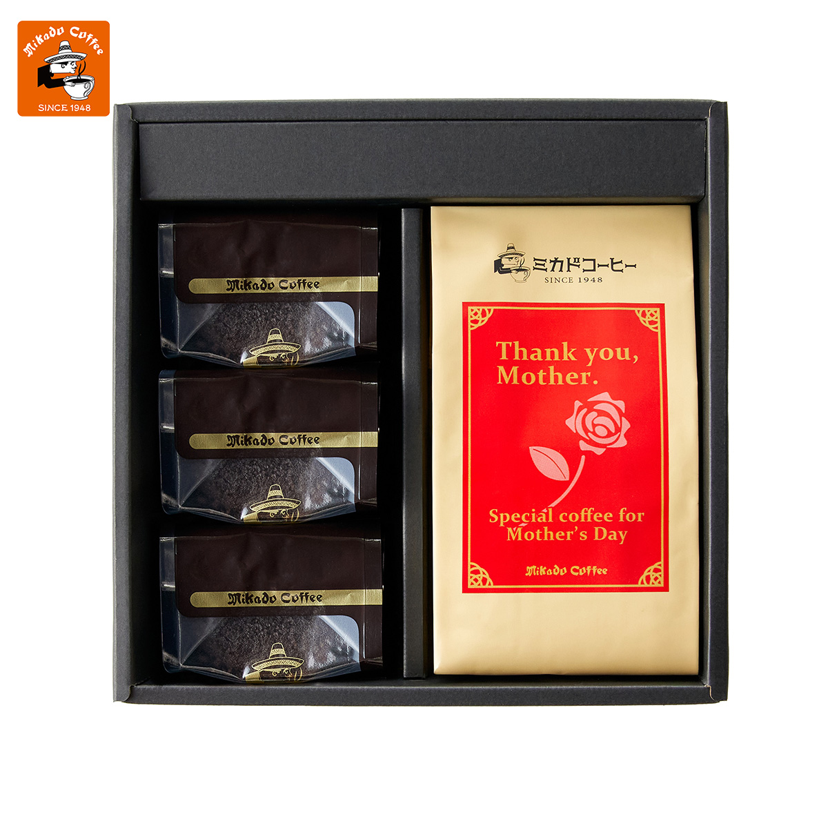 【母の日:お届け期間5月8日-10日】母の日コーヒー&トリュフショコラケーキギフトA MCT-1N
