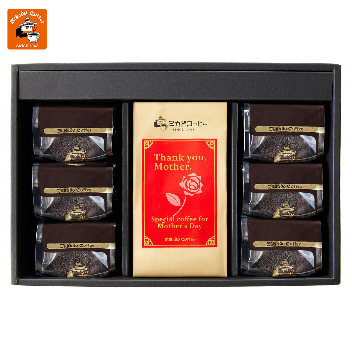 【母の日:お届け期間5月8日-10日】母の日コーヒー&トリュフショコラケーキギフトB MCT-2N