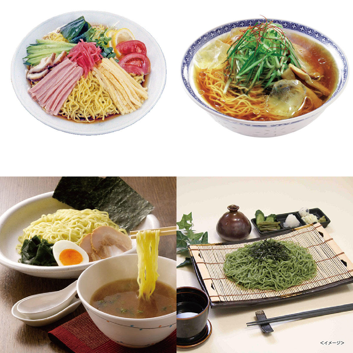 秋田の麺家「周助」冷しセット