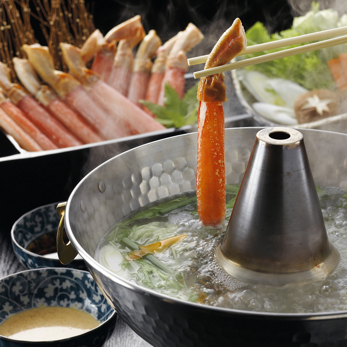 かにしゃぶセット