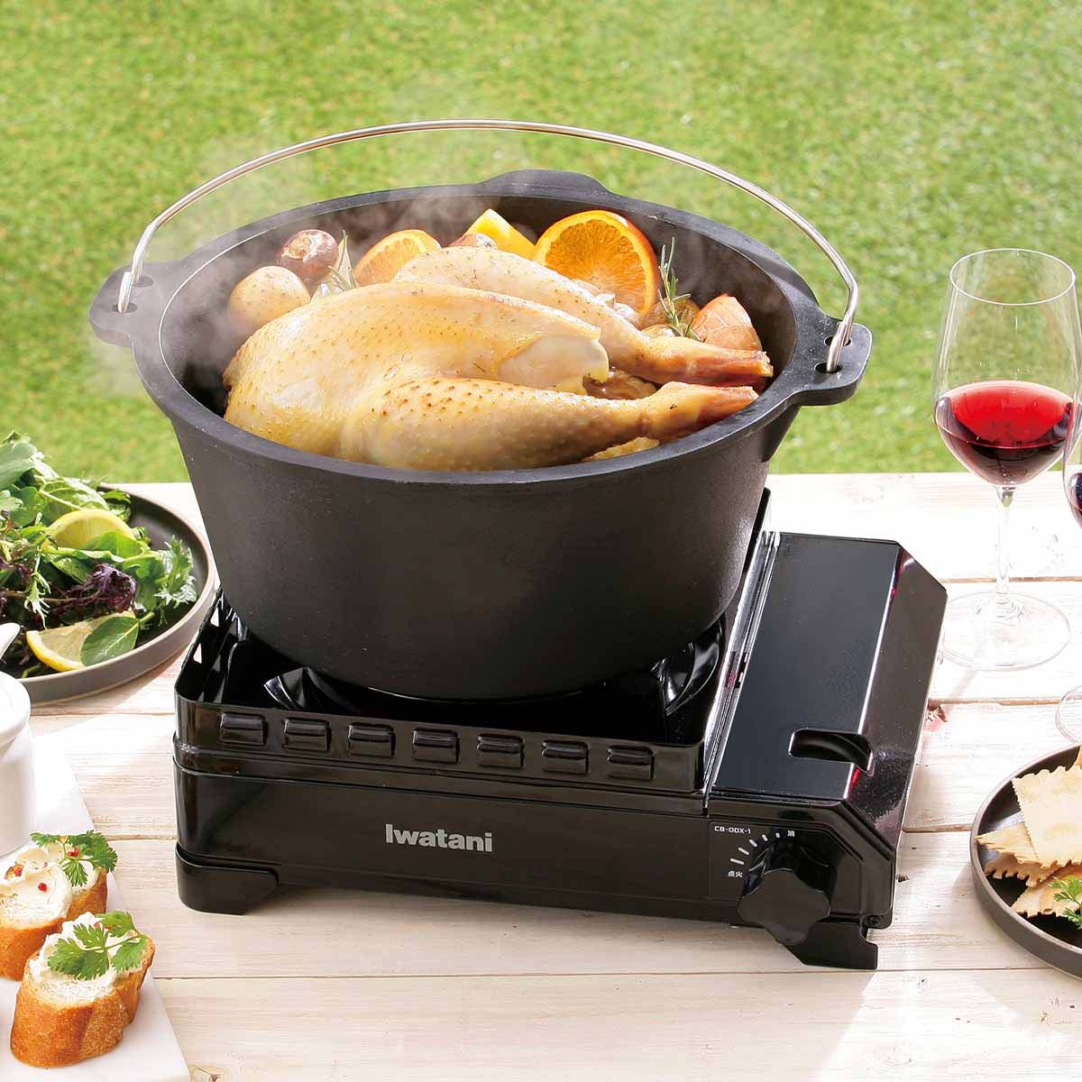 カセットフー タフまる カセットこんろ ブラック