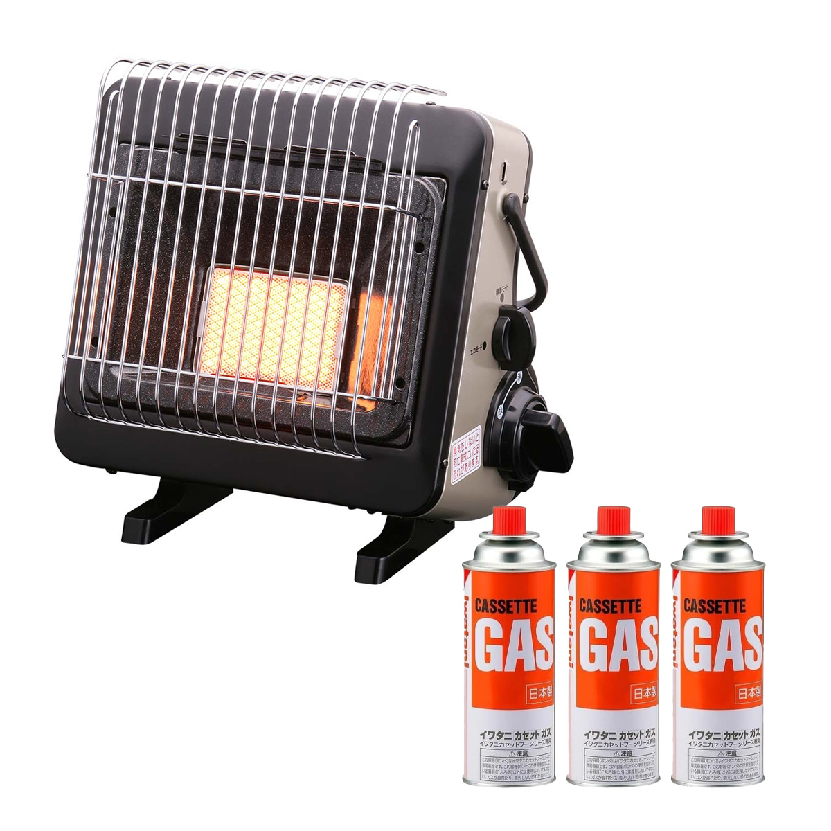 カセットガスストーブ ポータブル 『マイ暖』