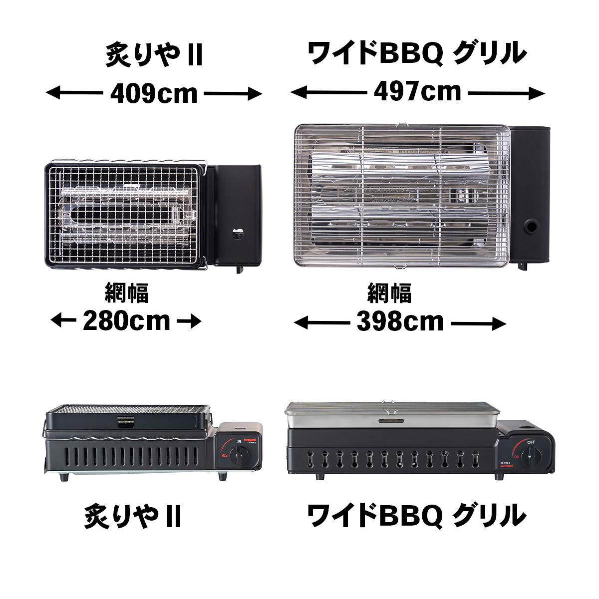 カセットガス ワイドBBQグリル ホームメイドシリーズ
