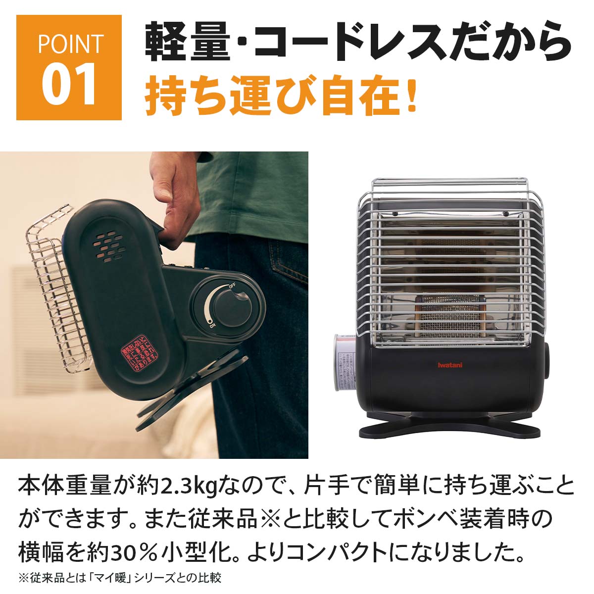 カセットガス ストーブ マイ暖mini