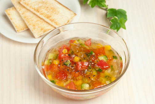 ぷるぷる食べるサラダスープ