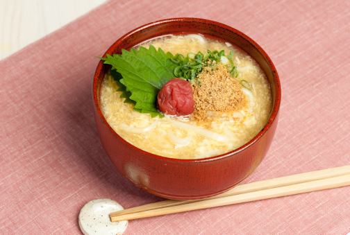 梅胡麻けいらんうどん
